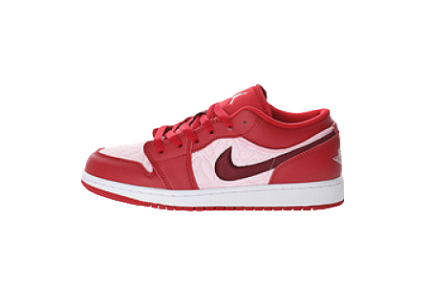 Jellyfish Jordan 1 Low SE Red Quilt DB3621-600