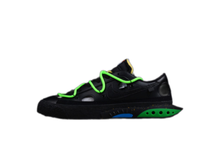 OFF WHITE Nike Blazer Low x 00F "Black / Green" DH7863-001