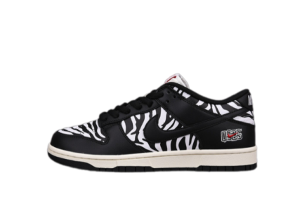 Quartersnacks x Nike SB Dunk Low Zebra DM3510-001
