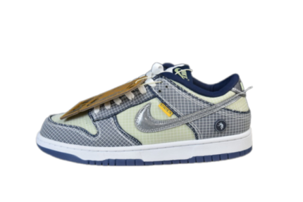 Unlon X Sb Dunk Low White Dark Blue DJ9649-401